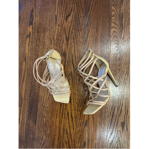 Women's Schutz Heels Size 7.5B Light Wood